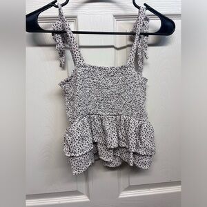 Smocked crop top blouse bundle